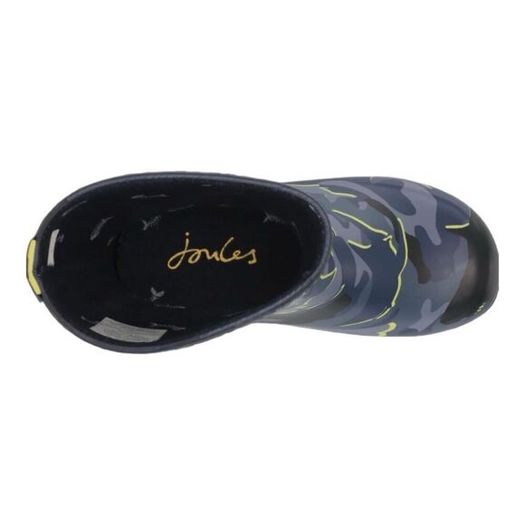 Joules Rain Boots Molly Welly Mid Rain Boots camouflage sharks Size 4 - Picture 7 of 7